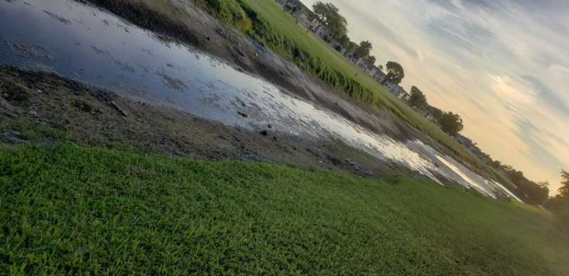 Empty canal at Garden Patio Villas